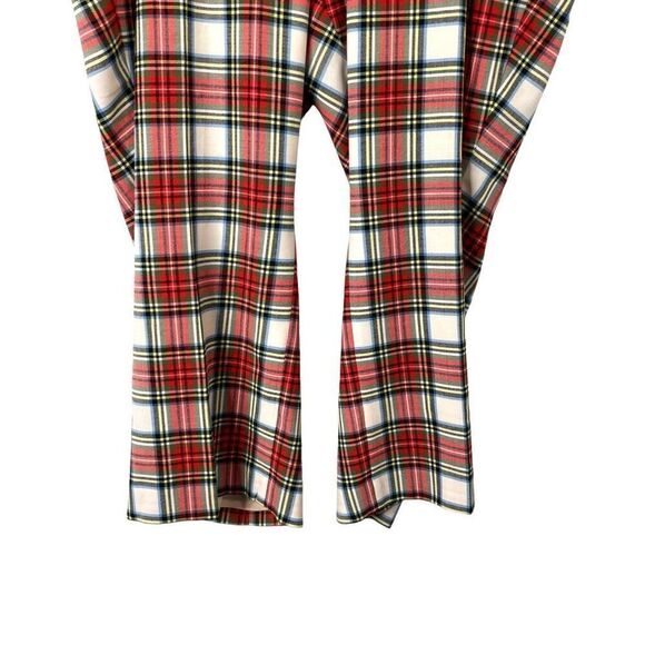 J. Crew Willa cropped flare wool blend pants Size 24 Snowy Stewart tartan plaid - Picture 7 of 10